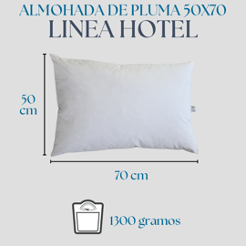 Almohada Pluma Duvet 50X70 Linea Hotel