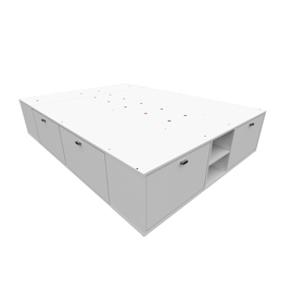 Box Benethon 2 Pl 1.40  Blanco                      ...