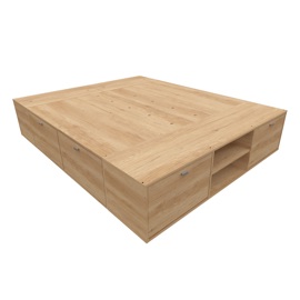 Box Benethon 2 Pl Queen 160 X 200 Bambu (Nebraska...