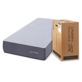 Colchón De Resortes Compactado GHybrid De 1 1/2 Pla...