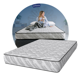 Colchón 2 Plazas 140Cm X 190Cm De Espuma Gamma  Dens...