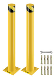 Bolardo De Seguridad 42 Acero Amarillo Diámetro 4.5