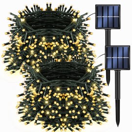 Luces Navideñas , Paquete De 2 Luces Led, 66 Pies, 2...