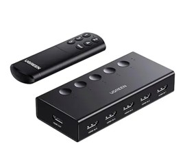 Switch Hdmi 5 Puertos Con Control Remoto