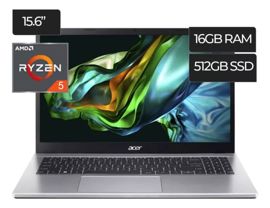 Notebook Aspire 3 A32542 Ryzen 5 7430U 16Gb 512Gb S...