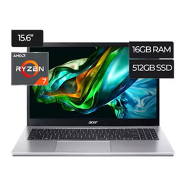 Notebook Aspire (A32542) Ryzen 7 7730U, 16Gb Ram, 5...
