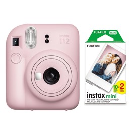 Combo Amor: Cámara  Mini 12  Rosa + Rollo De 20 Foto...