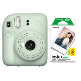 Combo Amor: Cámara  Mini 12 Verde + Rollo De 20 Foto...