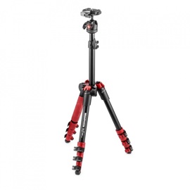 Tripode Manfrotto Befree One Color Rojo Con Cabezal