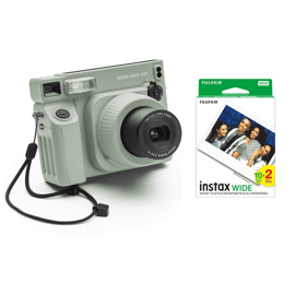 Cámara Instantánea Fujifilm Wide 400 Verde +20 Foto...