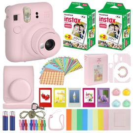 Cámara  Instax Mini 12 Blossom Pink Con Accesorios