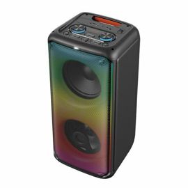 Parlante  Bluetooth Xl650 Color Negro Y Luces