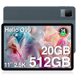 Tablet  T40 Android 14 11 Pulgadas 2,5 K 20 Gb+512 G...