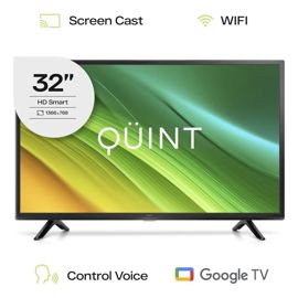 Smart Tv Led 32'' Qt332Gtv2024 Google Tv WiFi, Blue...