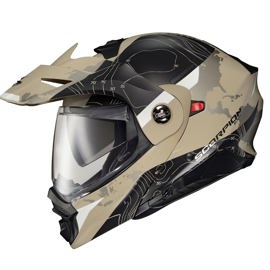 Casco De Moto  At960 Topographic Sand Large