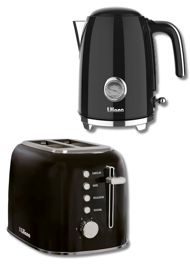 Pava Electrica  Retrostyle Negra 1.7L Y Tostadora El...