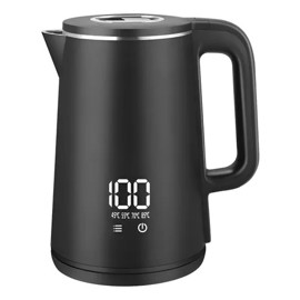 Pava Digital  E609 2Lts Selector De Temperatura Negro