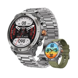 Smartwatch Everest Plateado Pantalla 1.43
