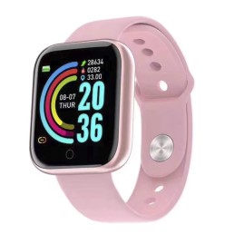 Reloj Inteligente Smartwatch  Nt04 Rosa Bluetooth An...