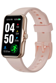 Smartwatch T54a C60 Pro Rosa + Malla Metalica Gol...