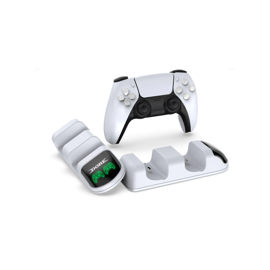 Cargador Dual P/ Joystick Ps5 C/ Indicador Led Tp50...