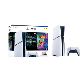 Consola Ps5 Playstation 5  Standard Slim Con 2 Juego...