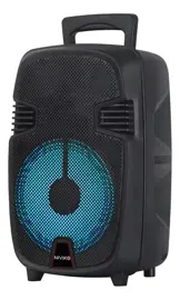 Parlante 8'' Portátil Bluetooth Karaoke Usb Aux Led 