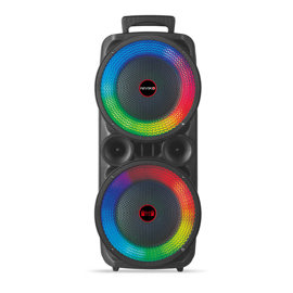 Parlante 8'' Doble Portátil Bluetooth Karaoke Usb Le...