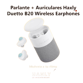 Parlante + Auriculares Duetto B20 Wireless Earphone...
