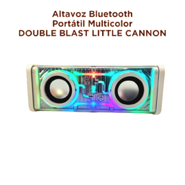 Parlante Portatil Bluetooth Multicolor Double Blast ...