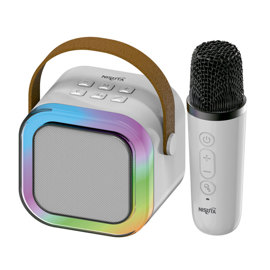 Parlante Portátil Bt Con Micrófono Para Karaoke Y Rg...