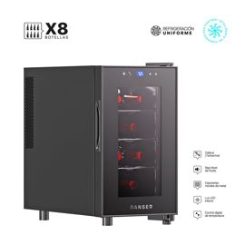 Cava Termoeléctrica 8 Botellas Wc1408 Bourdeaux 25L...