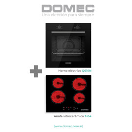 Combo Horno Eléctrico  Q610n + Anafe  Vitrocerámico ...