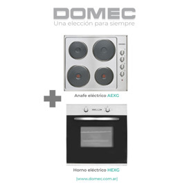 Combo Horno Y Anafe Eléctrico  Aexg + Hexg , Acero I...