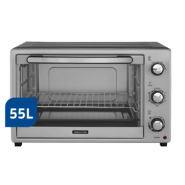 Horno Electrico Silver Glass Cook 55Lts (Silver Co...