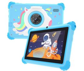 Tablet Kids 7 Cm88 Celeste + Smartband + Juegos + Ac...