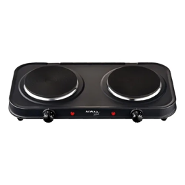 Anafe 2 Hornallas Eléctrico AwkAn202 2000W Negro