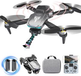 Motor Sin Escobillas Drone Con Cámara 4K Fpv Y Bate...