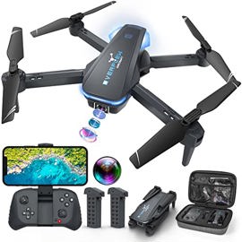 Drone Con Cámara 1080P Para Adultos Y Niños, Fpv Ple...