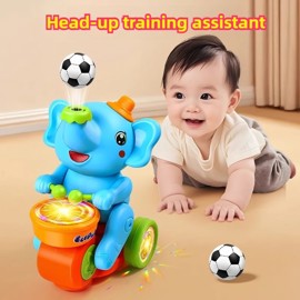 Juguete Musical Elefante Con Luz Led Y Actividades S...