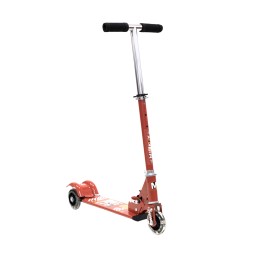 Monopatín Infantil Plegable 3 Ruedas  Rojo