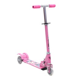 Monopatín Infantil Plegable 3 Ruedas Rosa