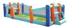 Cancha Inflable De Fútbol Y Baloncesto