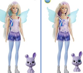 Color Revela Peel Fairy Fashion Reveal Doll Set Con...