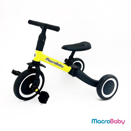 Triciclo Patacleta 2 En 1 Amarillo