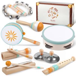 Set De Instrumentos Musicales Montessori Para Niños...