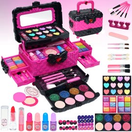 Kit De Maquillaje  Kids, No Tóxico, 57 Accesorios Co...
