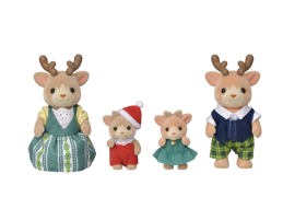 Figuras De Muñecas Coleccionables Reindeer Family