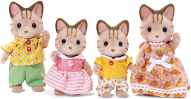 , Sandy Cat Family, Muñecas, Figuras De Casas