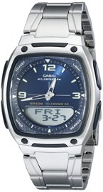 Aw81d2Av Reloj AnaDigi De Acero Inoxidable Para Hom...